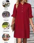 Cameron | Elegant Ruffle Dress