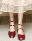 Elegant Ankle-Strap Pumps