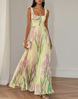 LYRA | Elegant Maxi Dress with Flattering Pleated Silhouette
