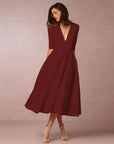 Harper | Women’s Elegant Flowing Midi Dress