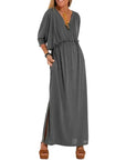 ISABELLA | Long flowing dress with a unique style for any occasion