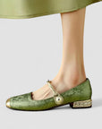 Ivy | Women Spring Pearl Strap Block Heels