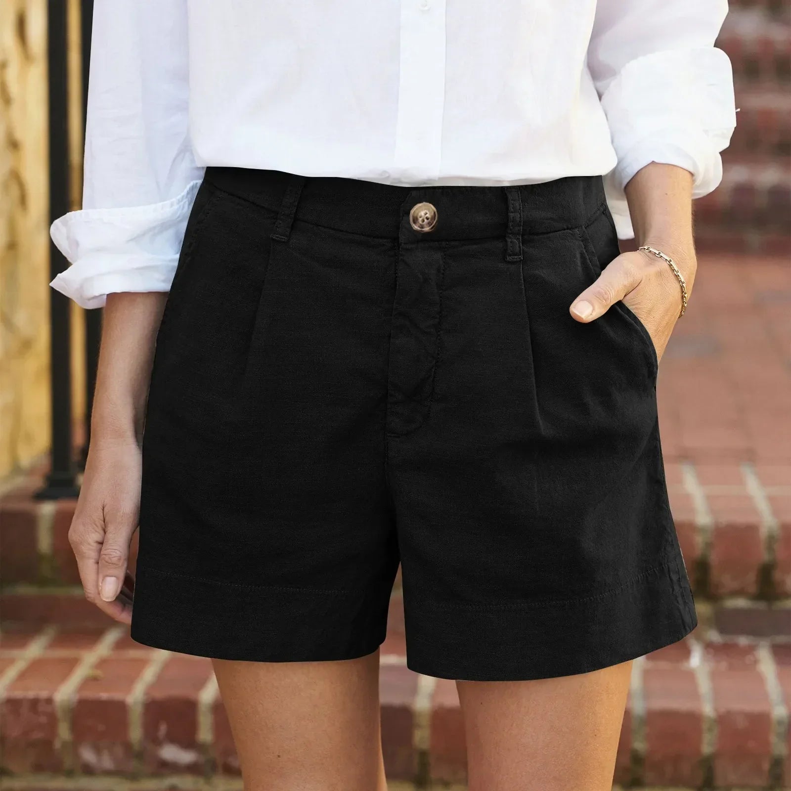 Wendy - Casual Cotton Summer Shorts
