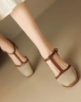 Isava Mid Heel Shoes Real Leather