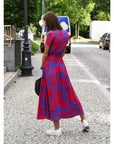 Audrey - Elegant Dress with V-Neck and Shaping Design