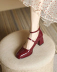 Elegant Ankle-Strap Pumps