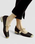 Ivy | Women Spring Pearl Strap Block Heels