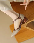 Isava Mid Heel Shoes Real Leather