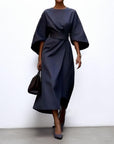 KATARZYNA | MAXI DRESS WITH KIMONO SLEEVES