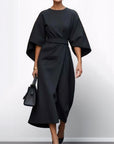 KATARZYNA | MAXI DRESS WITH KIMONO SLEEVES