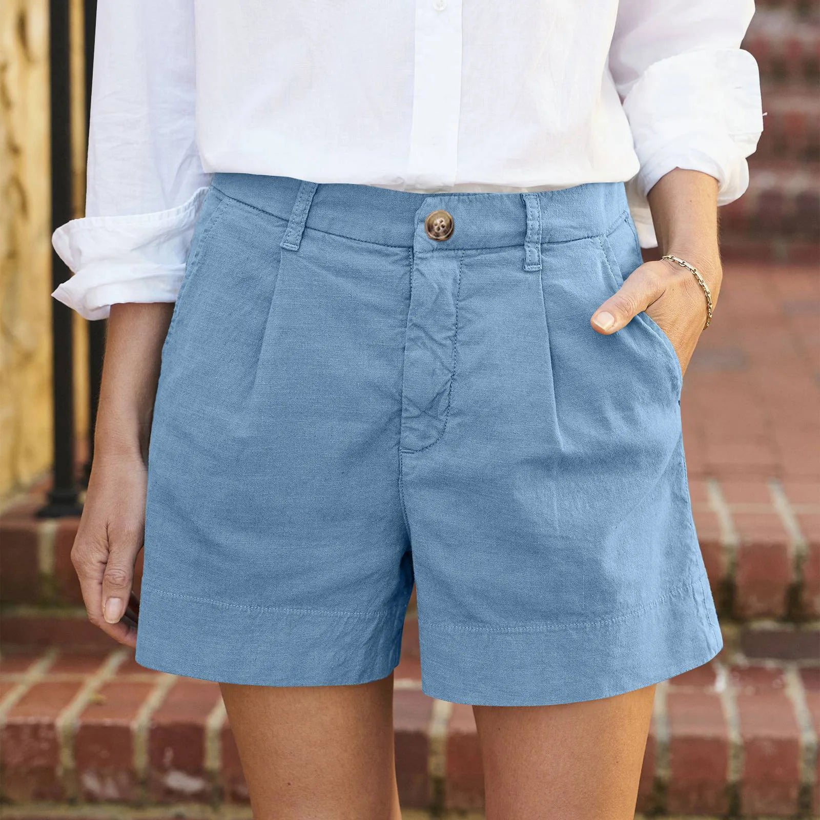 Wendy - Casual Cotton Summer Shorts