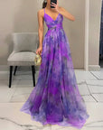 Sarah | Long dress with charming floral print