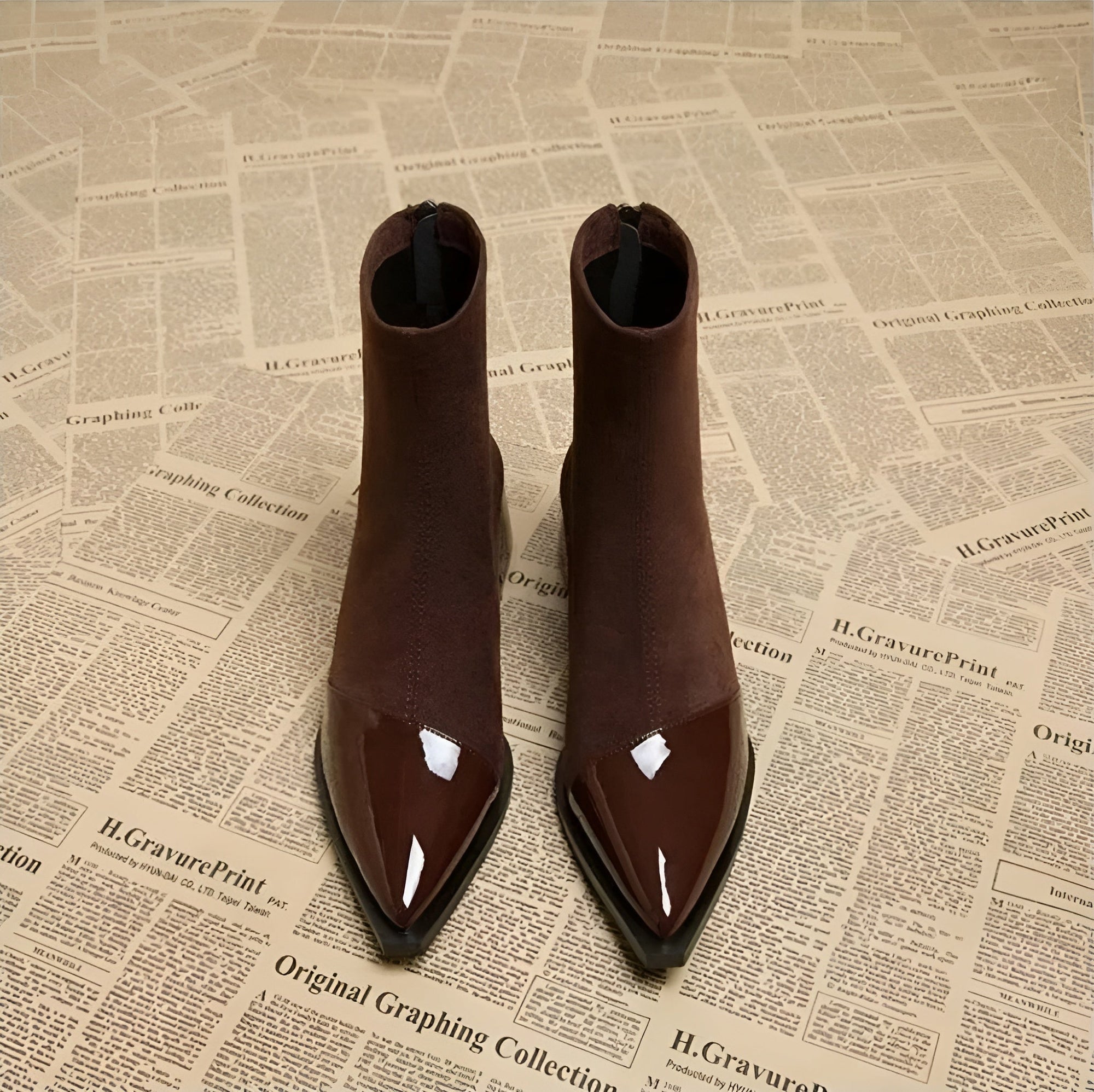 Hazel | Women’s Winter Block Heel Ankle Boots