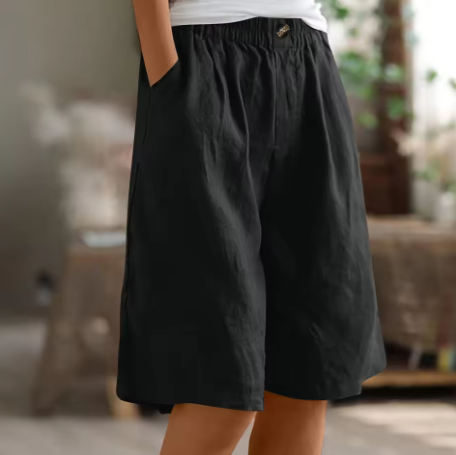 Femke - Relaxed Linen Bermuda Shorts