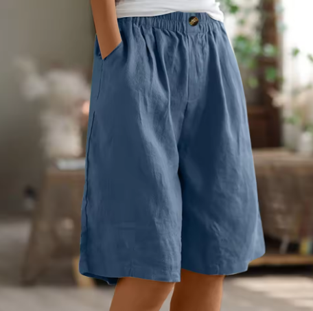 Femke - Relaxed Linen Bermuda Shorts