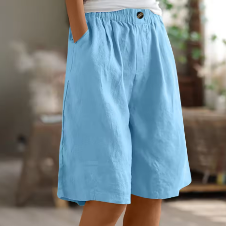 Femke - Relaxed Linen Bermuda Shorts