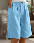 Femke - Relaxed Linen Bermuda Shorts