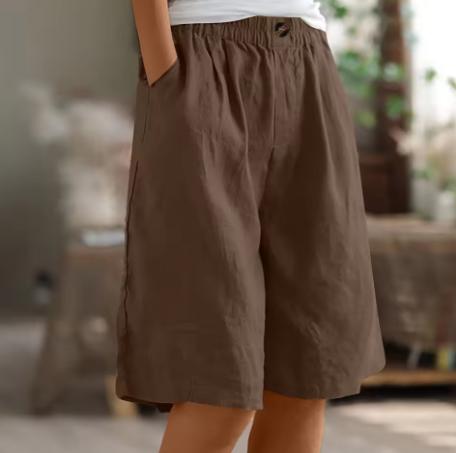 Femke - Relaxed Linen Bermuda Shorts