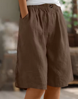 Femke - Relaxed Linen Bermuda Shorts