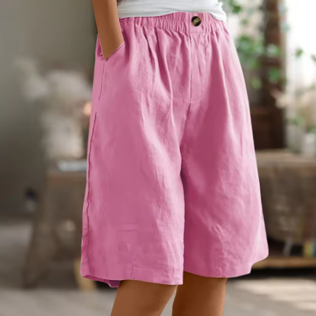 Femke - Relaxed Linen Bermuda Shorts