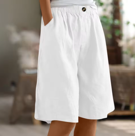 Femke - Relaxed Linen Bermuda Shorts