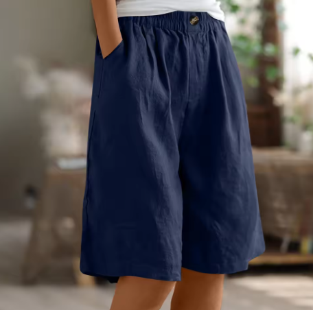 Femke - Relaxed Linen Bermuda Shorts