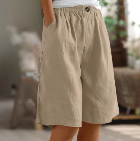 Femke - Relaxed Linen Bermuda Shorts