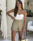 Maaike - Bohemian Crocheted Shorts