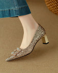 Gloria Glitter Pumps