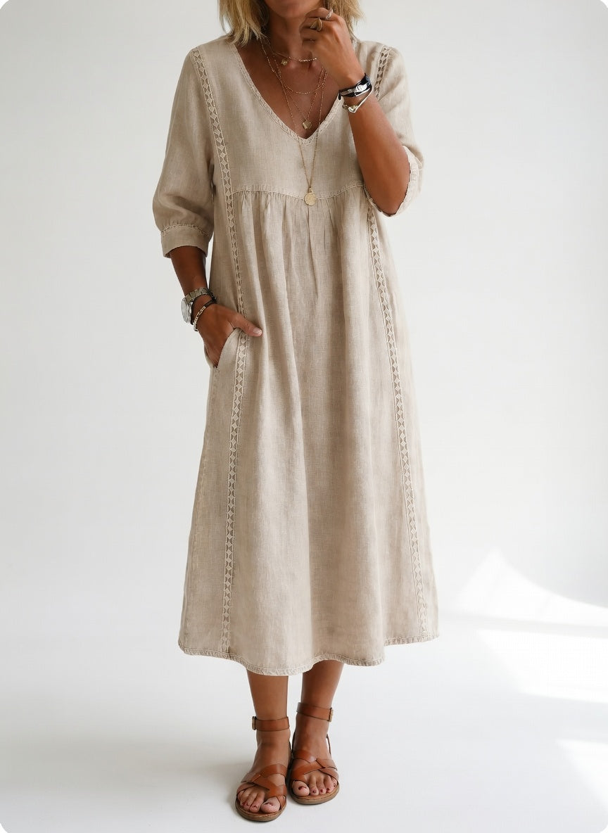 Lioréa™ — Elegant, casual midi dress