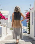 Sorelle | Sleeveless Ombre Midi Dress