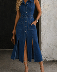 Camille | Open Front Vest Dress