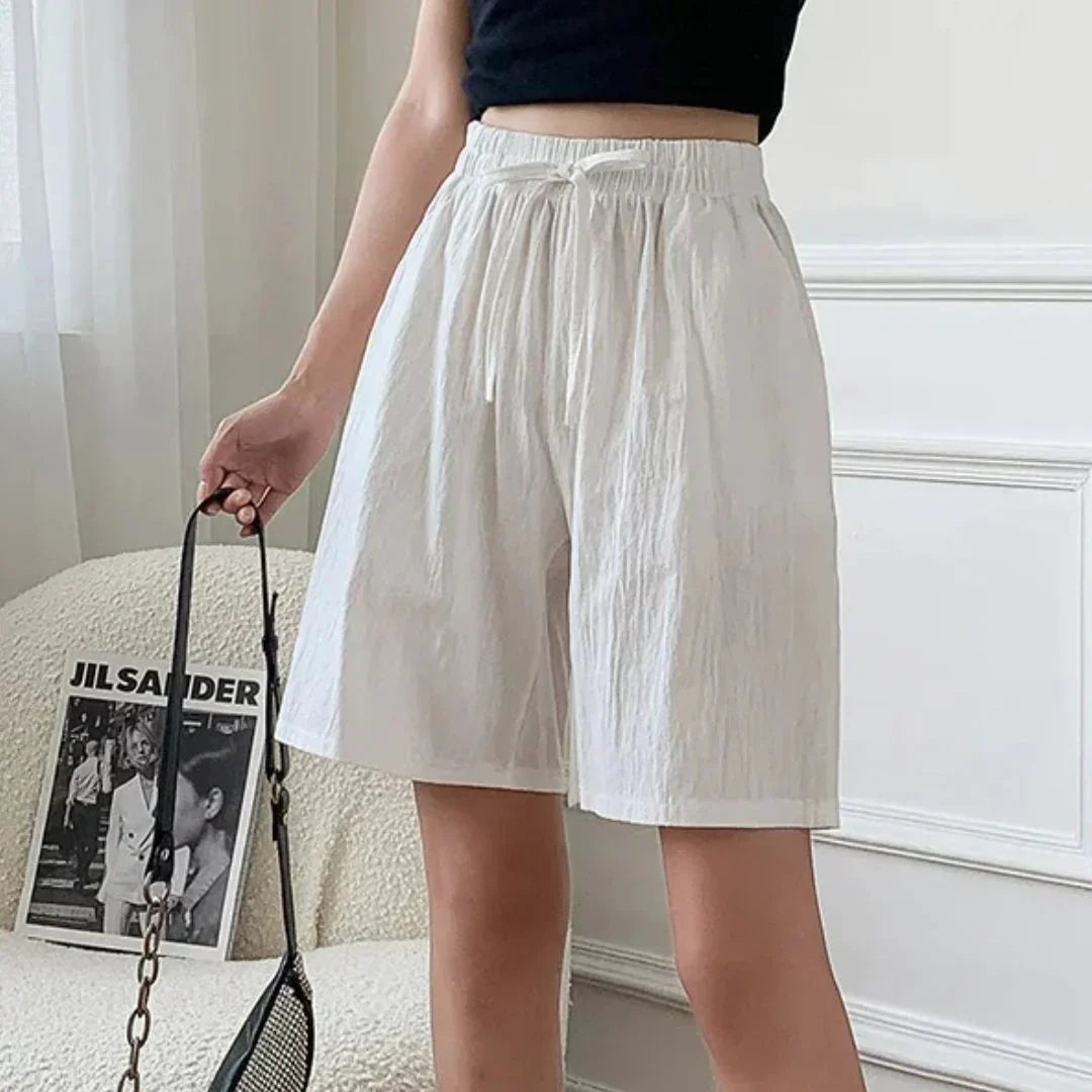 Linda - Wide Linen Summer Pants