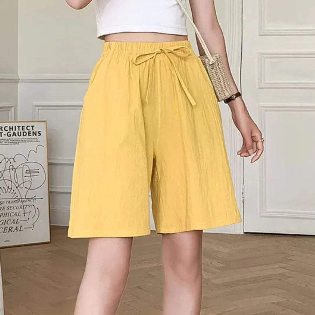 Linda - Wide Linen Summer Pants