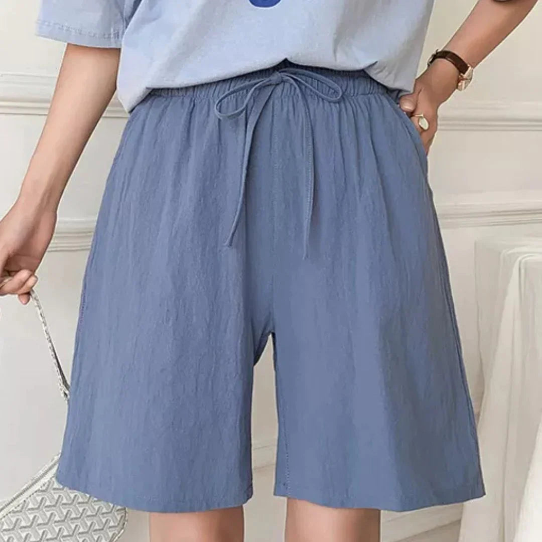 Linda - Wide Linen Summer Pants