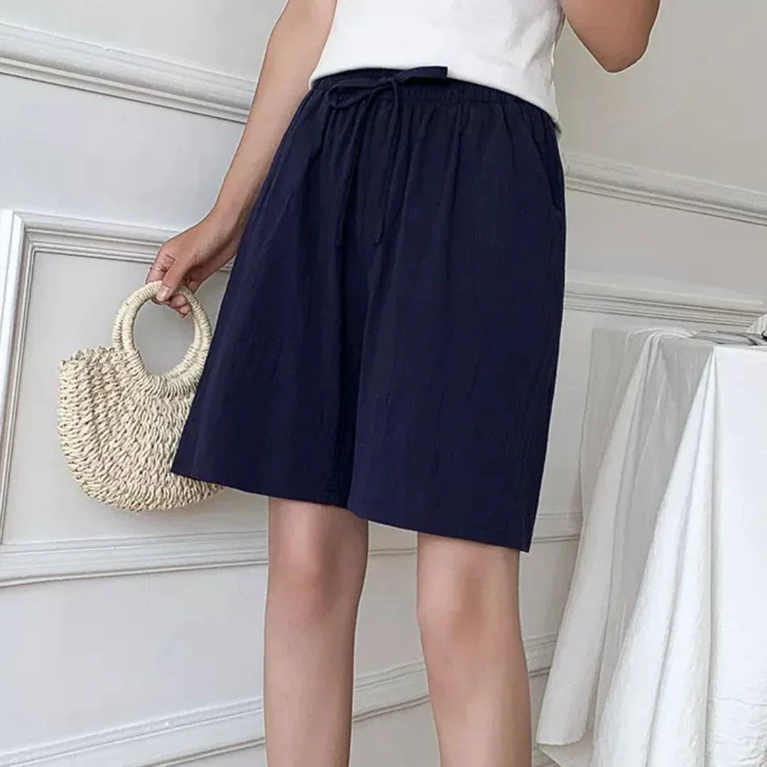 Linda - Wide Linen Summer Pants
