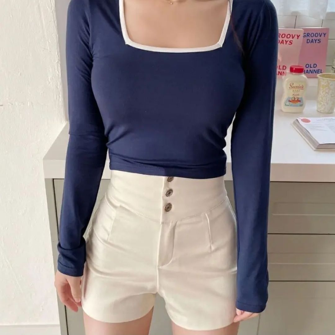 Ilse - Elegant High Waist Shorts