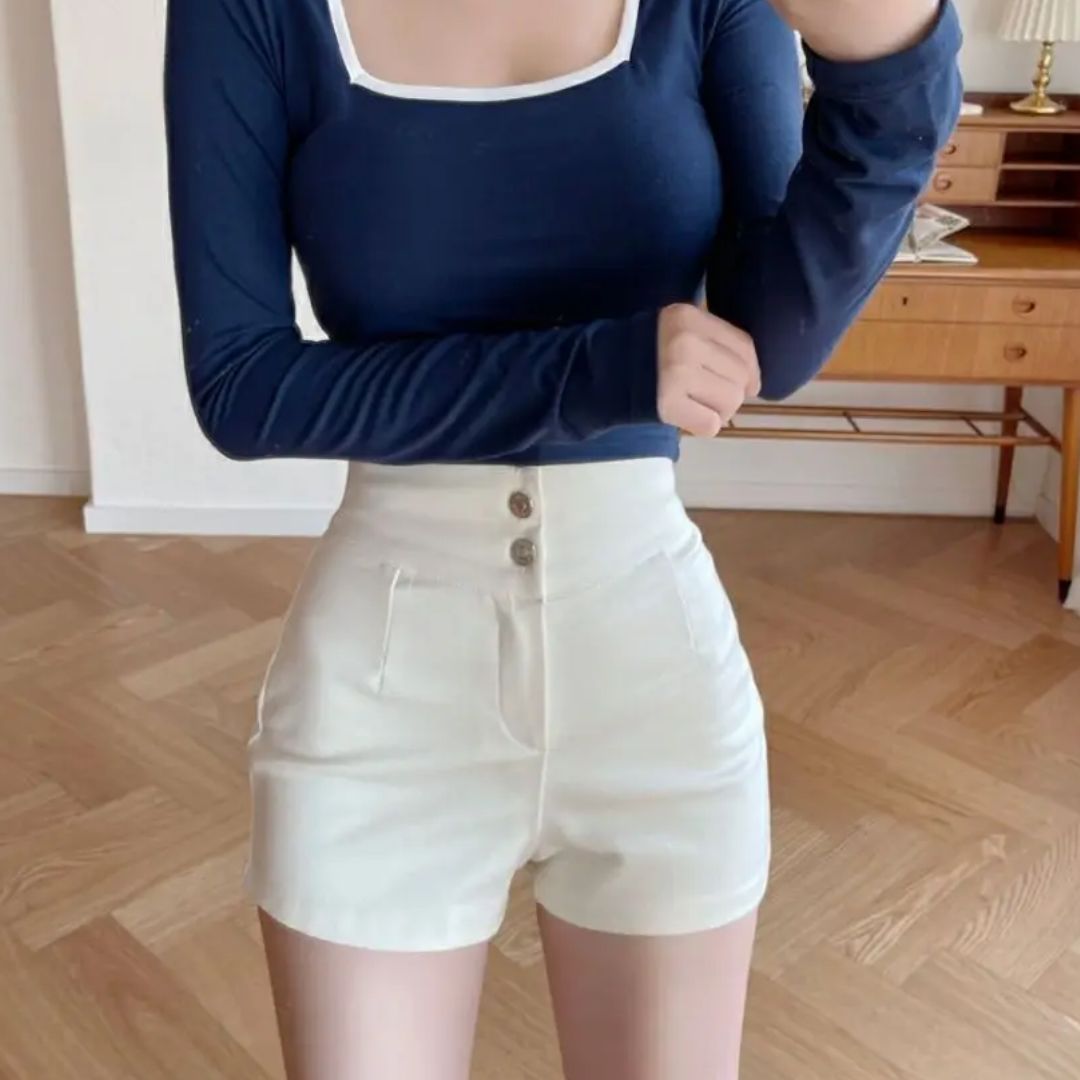 Ilse - Elegant High Waist Shorts