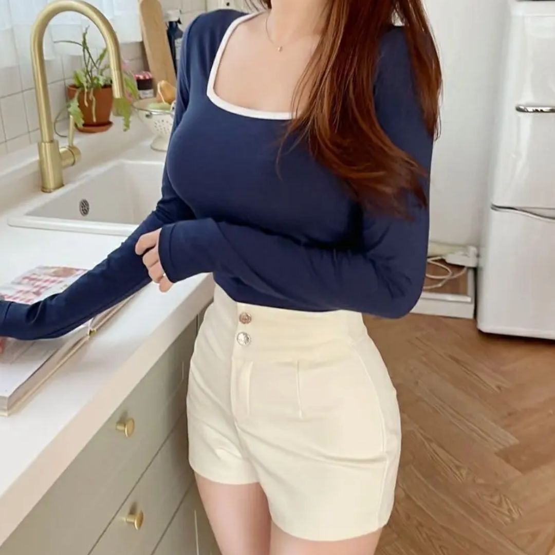 Ilse - Elegant High Waist Shorts