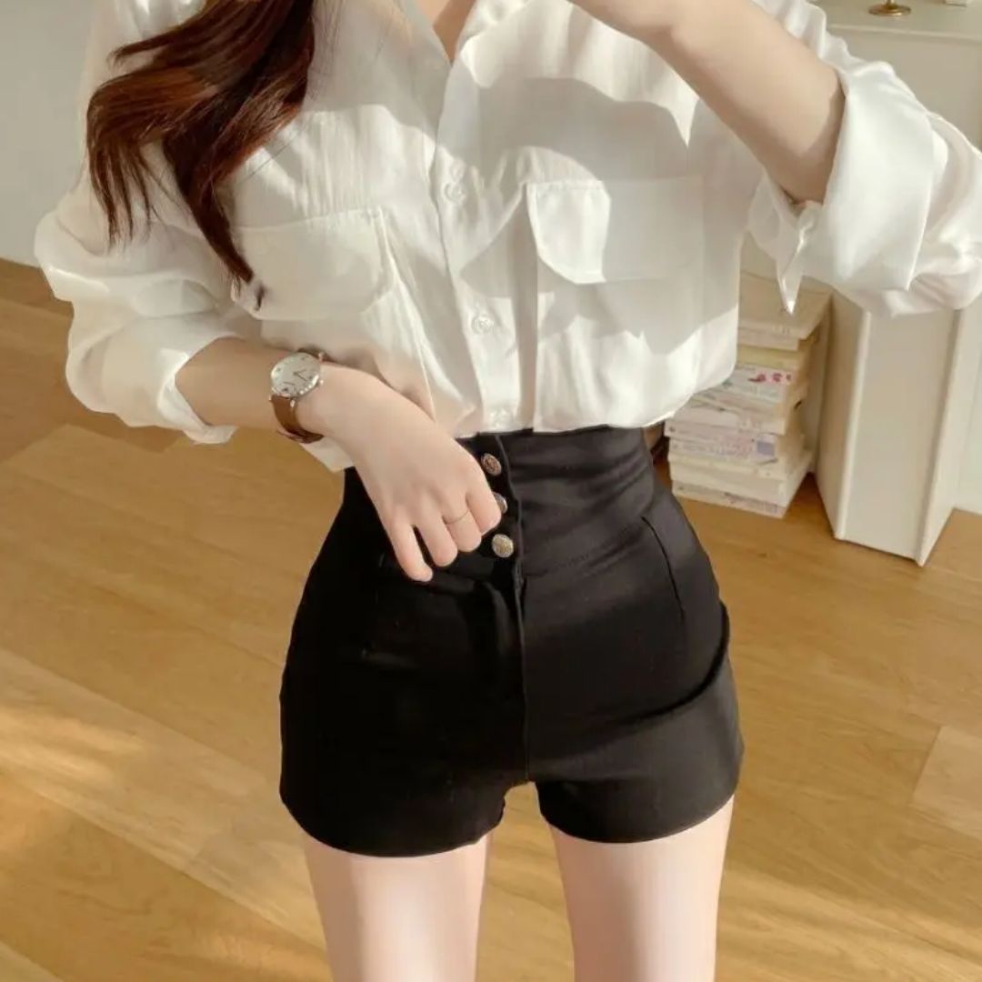 Ilse - Elegant High Waist Shorts