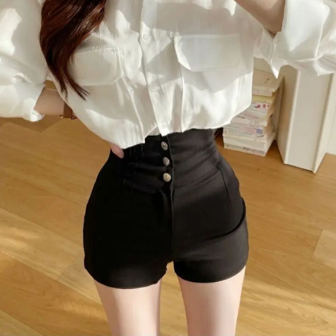 Ilse - Elegant High Waist Shorts