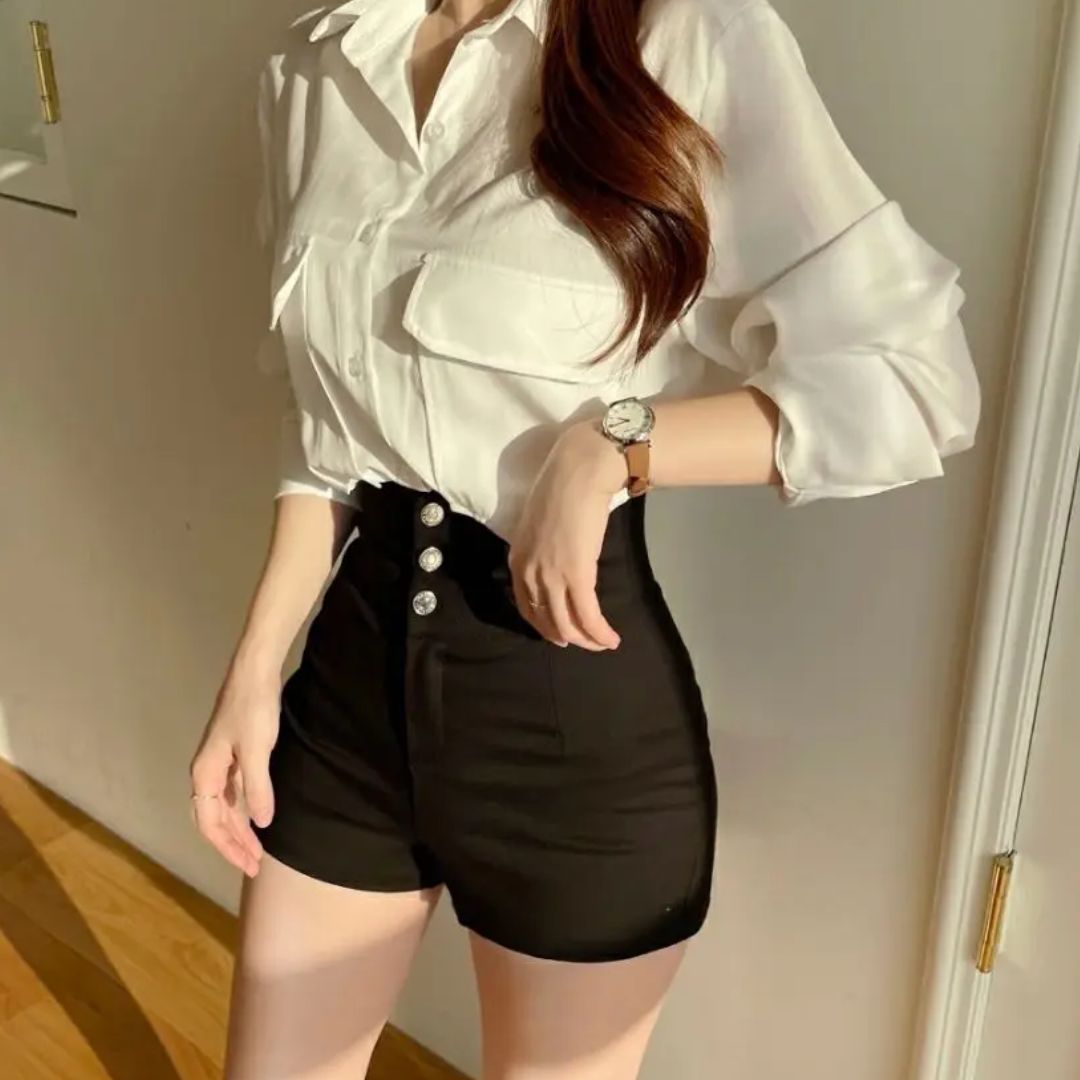 Ilse - Elegant High Waist Shorts