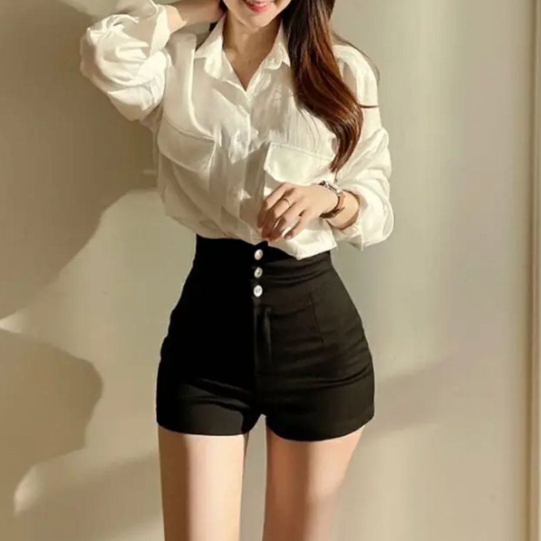 Ilse - Elegant High Waist Shorts
