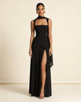 Reese | Lace-Up Back Maxi Corset Dress