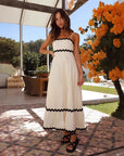 Fiona | Women’s A Line Maxi Dress Spaghetti Straps