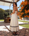 Fiona | Women’s A Line Maxi Dress Spaghetti Straps
