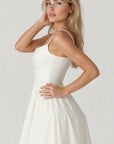 Emma | Women’s A Line Midi Dress Ascot Style