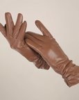 Women’s Classic Gloves – Elegant Ruched Wrist Design