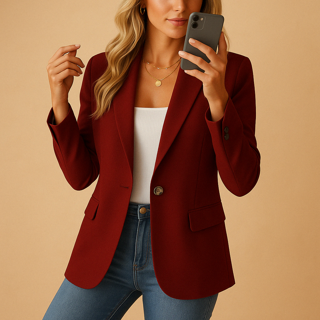 Audrey | Women’s Fitted Tailored Blazer Jacket Style