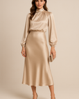 Alexis | Women’s High Neck Midi Dress Style